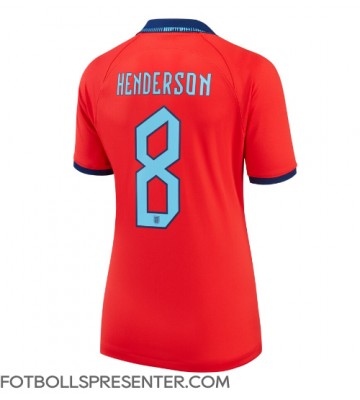 England Jordan Henderson #8 Borta Matchtröja Dam VM 2022 Kortärmad